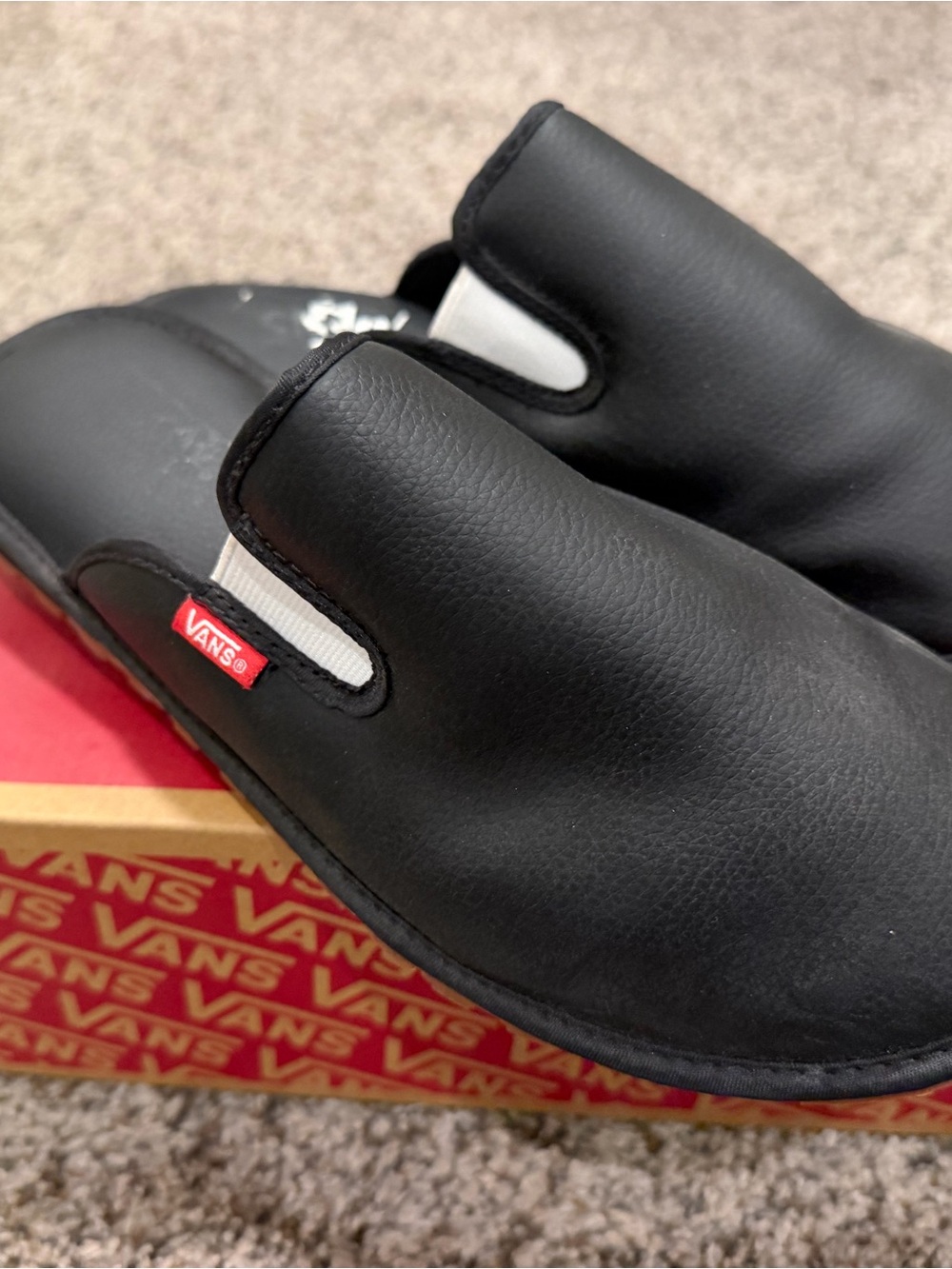 Vans Mountain Mule flats. Size 8 1/2. Excellent condition